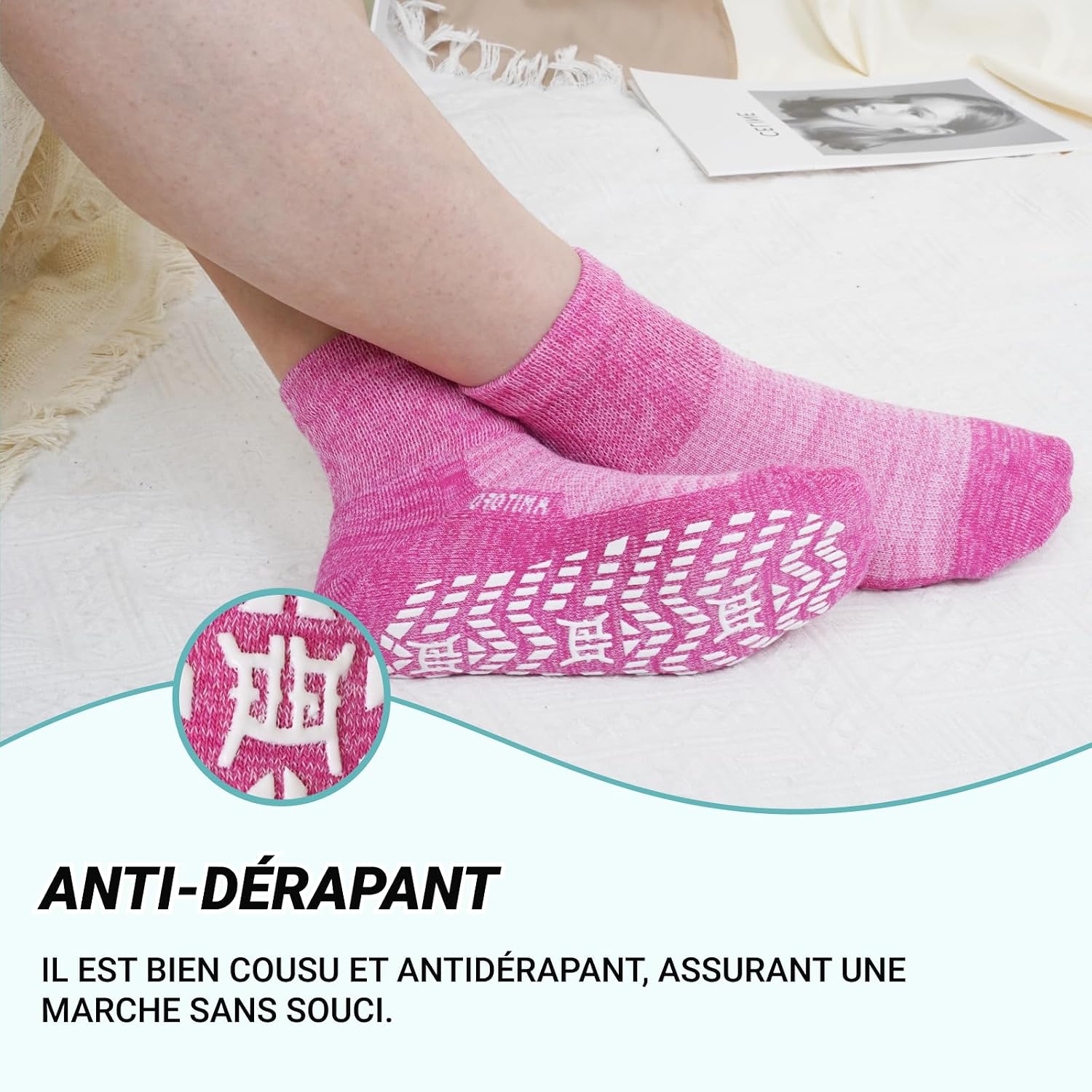 Thumbnail 4 de Chaussettes LOFIR antidérapantes pour femmes
