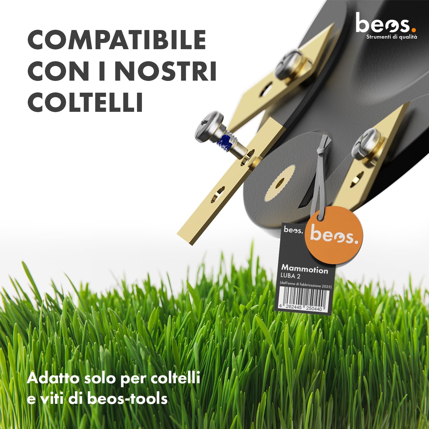 Thumbnail 5 de BEOS Dischi di taglio per robot tosaerba Premium compatibili con Mammotion LUBA2 AWD (dal 2025 in poi) – 2 piatti per 8 lame, Ø 173 mm