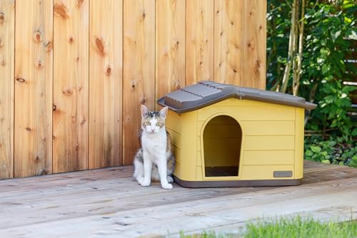 Detalle de Kerbl Pet Maison Paola Eco pour Chat – Niche 100% recyclée, 60 x 51 x 41 cm