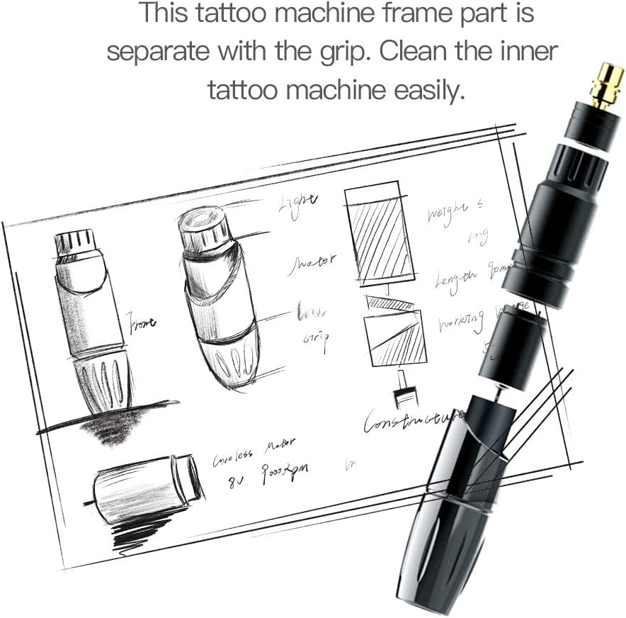 Detalle 2 de Mast P10 macchinetta per tatuaggi rotativa 117g