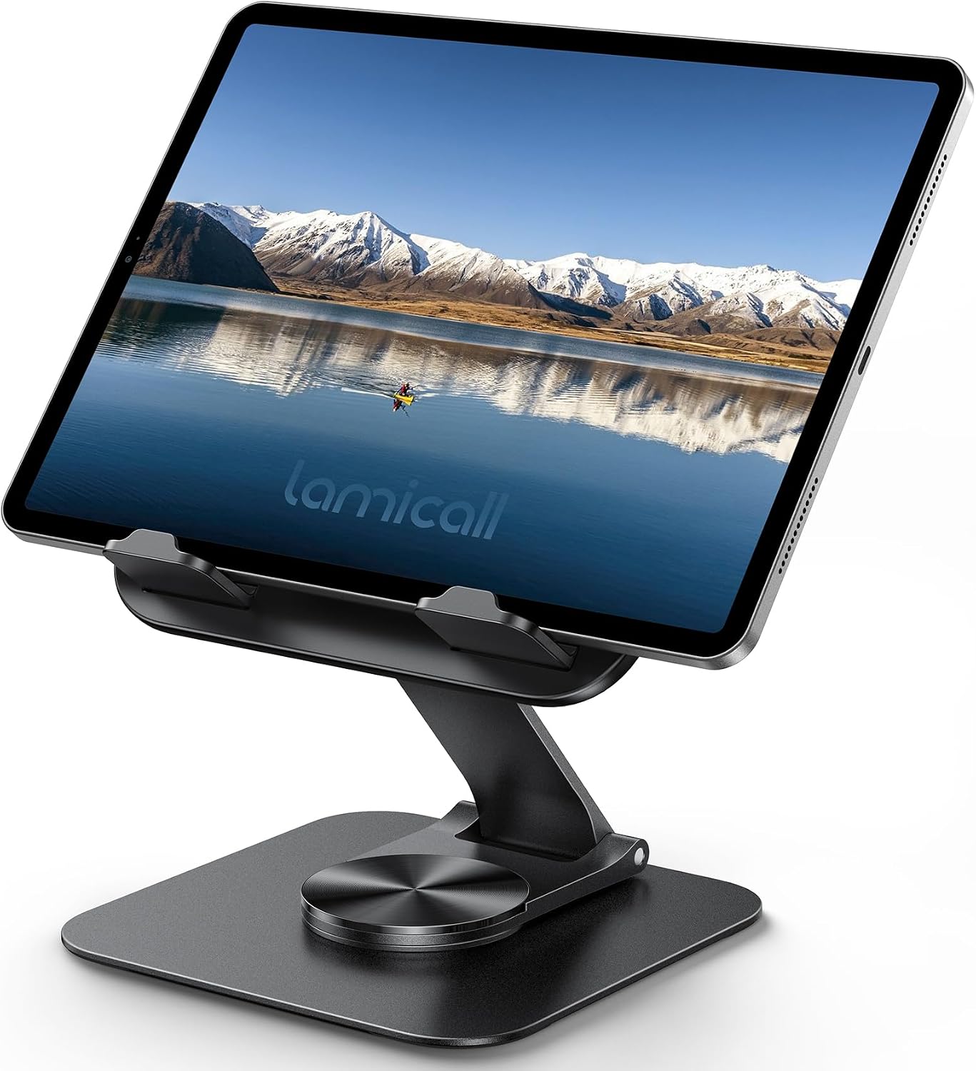 Detalle de Lamicall STDT02-EU-BK Rotating Tablet Stand, Foldable 15 mm Design