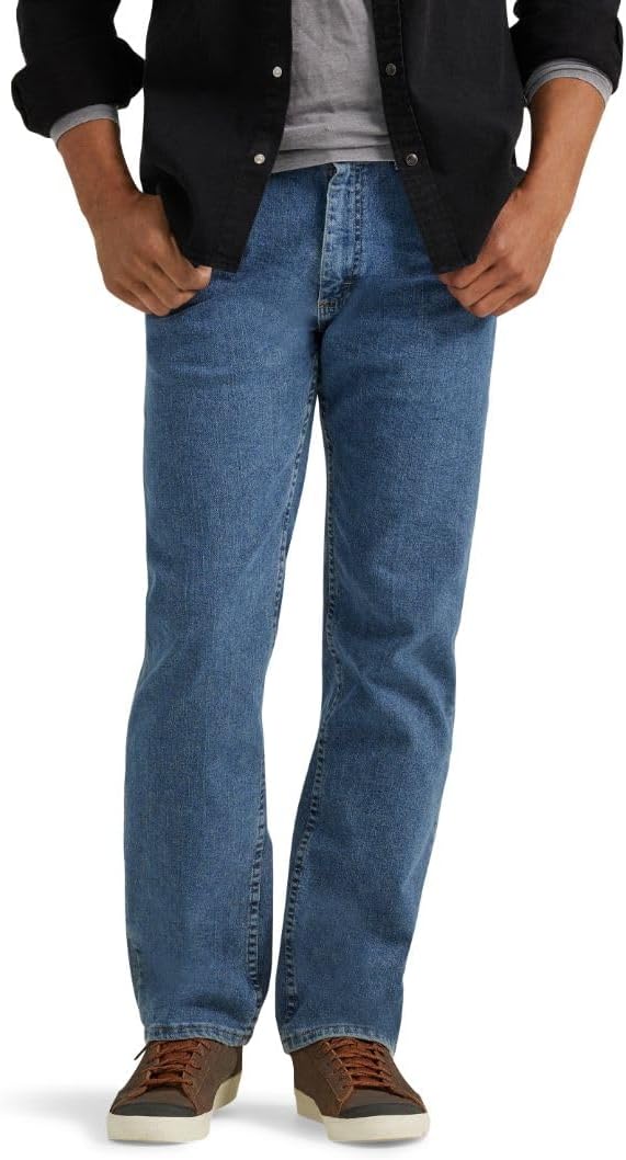 Detalle de Wrangler Authentics Jeanshose für Herren mit elastischem Komfortbund