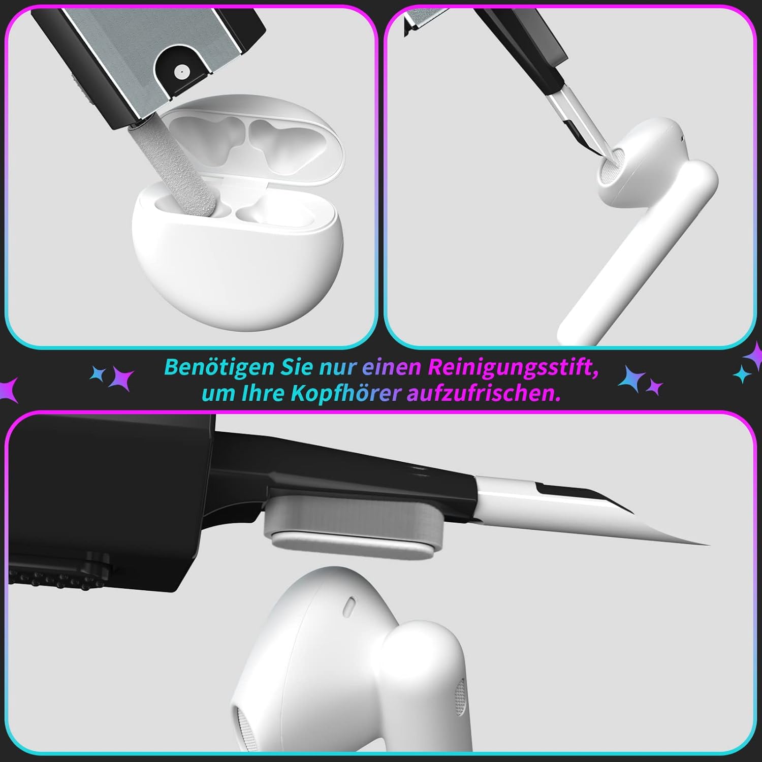 Thumbnail 5 de 8‑in‑1 Tastatur-Reinigungsset mit Kappenzieher 🧽