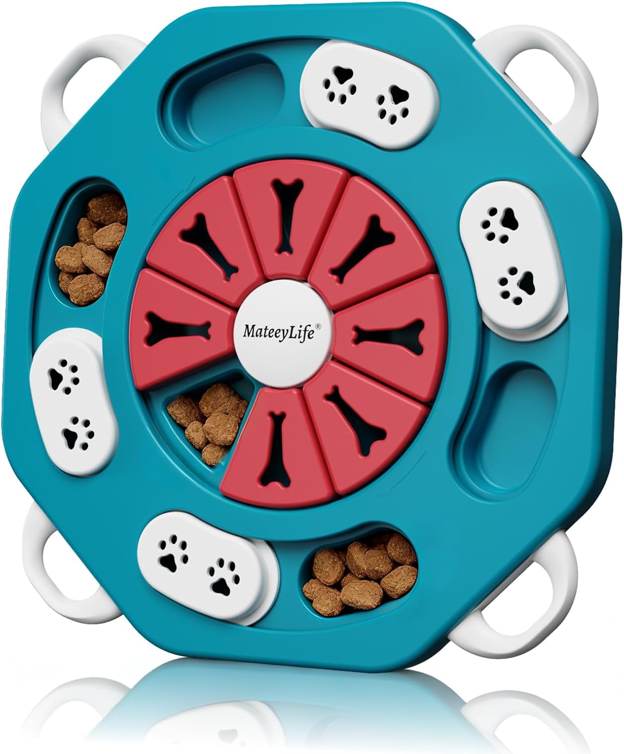 MateeyLife Interactive Dog Toys: Two-Mode Puzzle & Treat Dispenser for Brain Boost & Slow Feeding