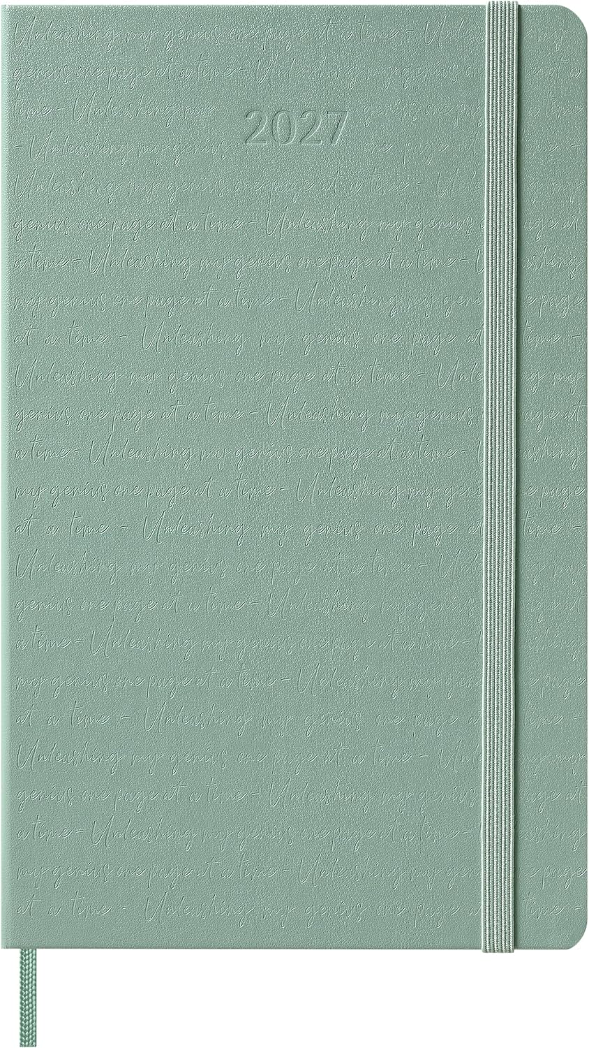 Detalle 2 de Moleskine DHK812WN3Y27 weekplanner 2027, harde kaft, saliegroen, 13 x 21 cm