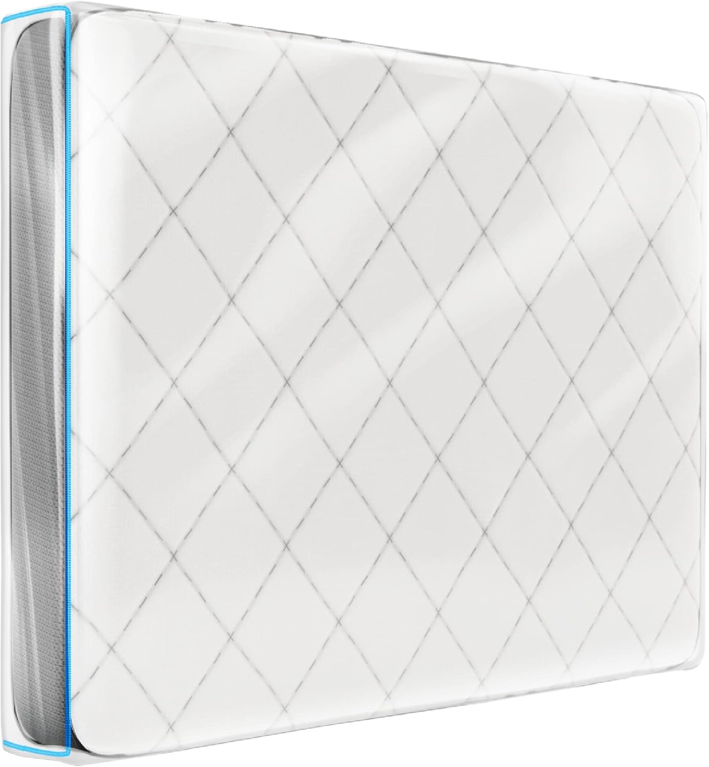Dreamzie Housse de matelas 80x200 avec zip – plastique réutilisable pour déménagement et stockage
