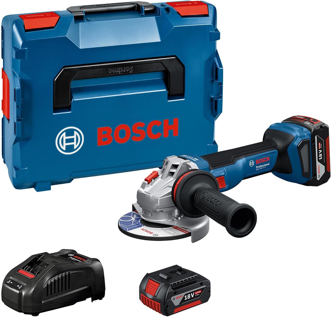 Thumbnail 6 de Bosch Professional 18V System Akku-Winkelschleifer GWS 18V-11 S (125 mm)