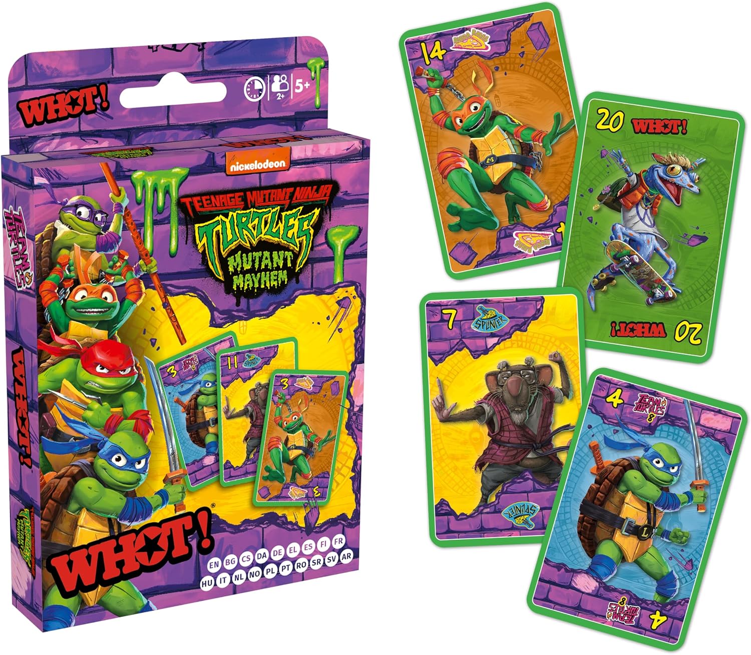 Detalle 2 de Jeu de cartes Ninja Turtles WHOT!