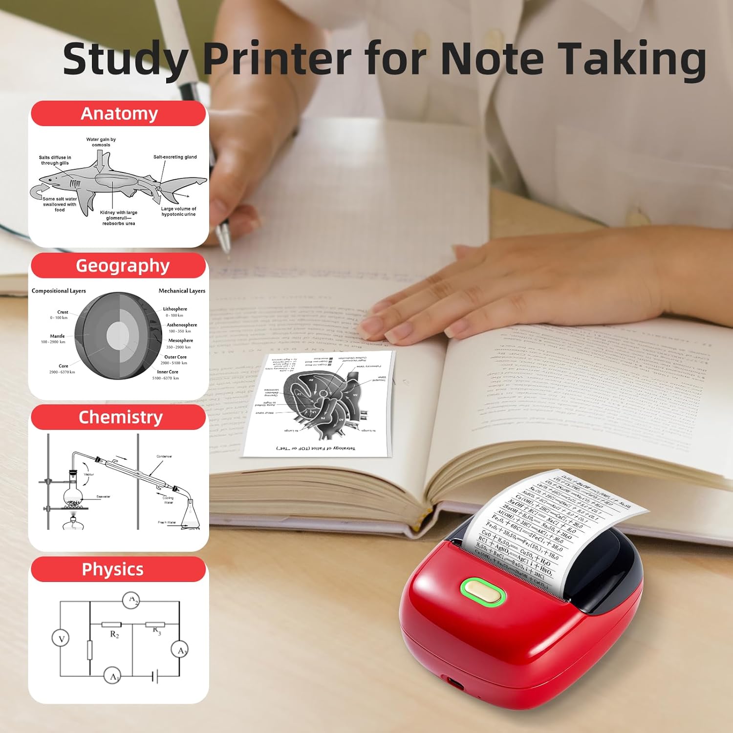 Thumbnail 1 de ORGSTA S002 Etikettendrucker 300 DPI 🖨️
