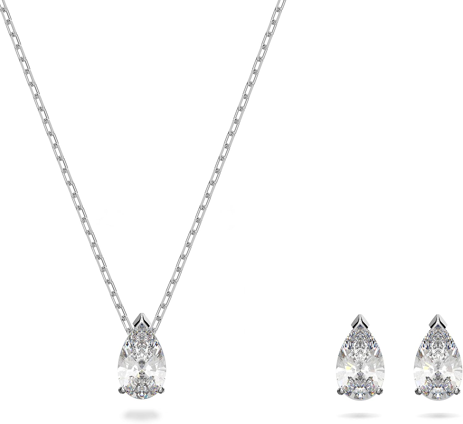 Detalle de Swarovski Stilla Attract Set Tropfenschliff