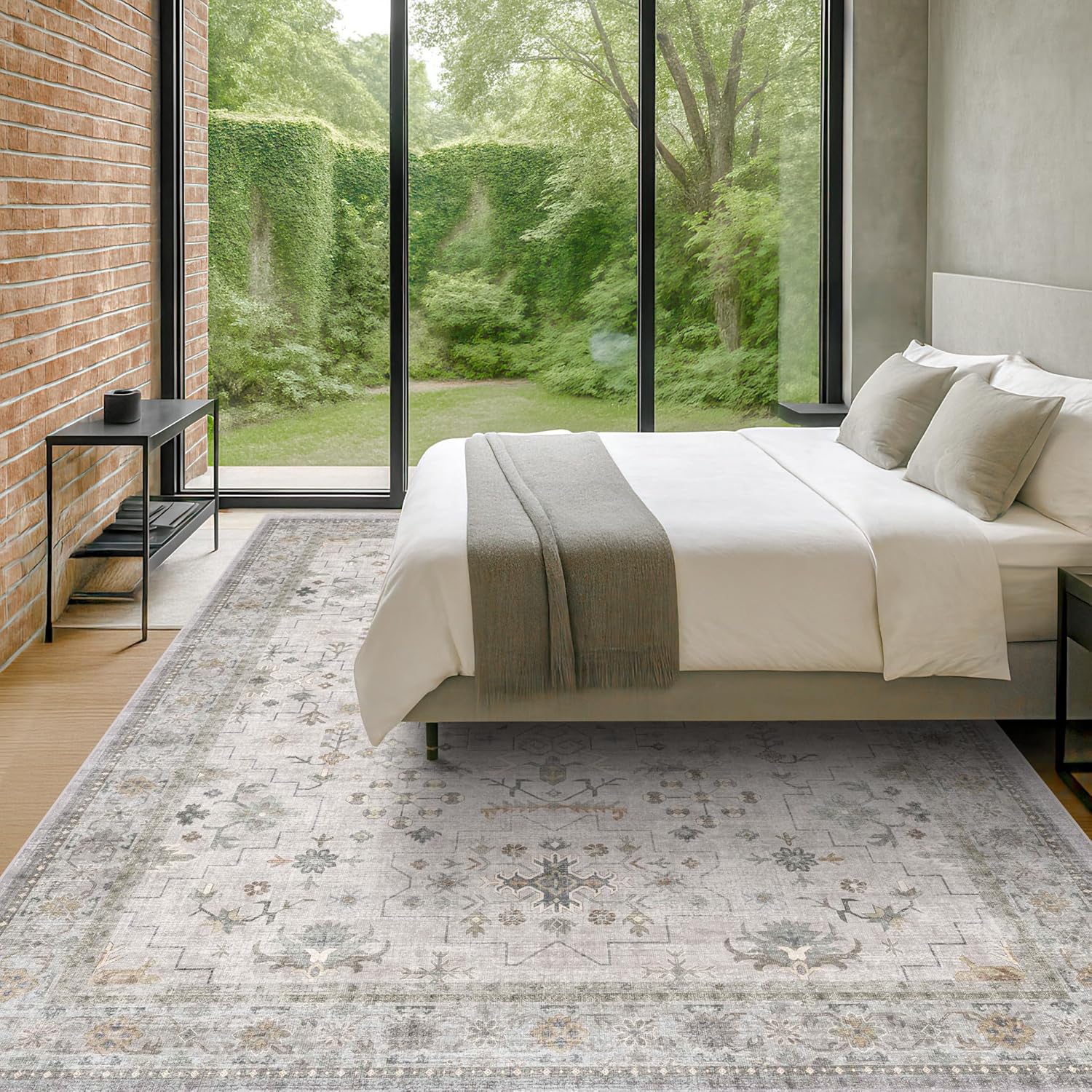 Detalle de Hazo Haus Boho Floral Rug, 10x12