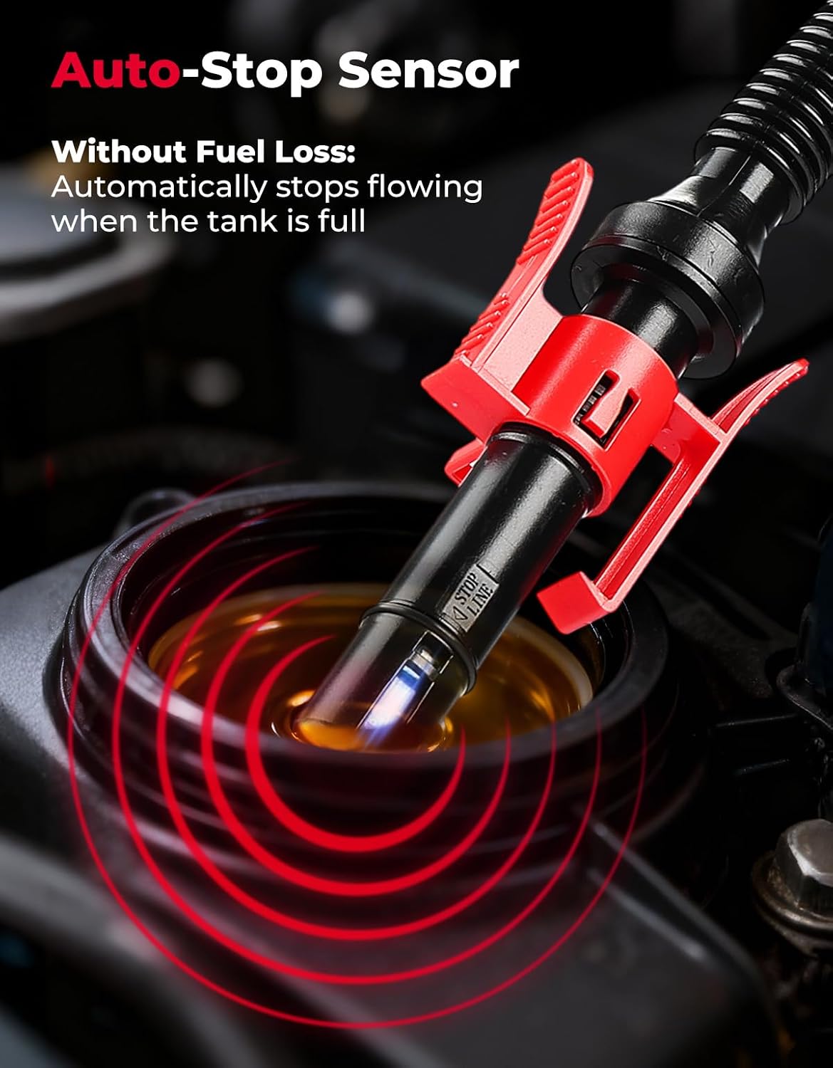 Detalle de KEMIMOTO rechargeable fuel transfer pump, 4000mAh