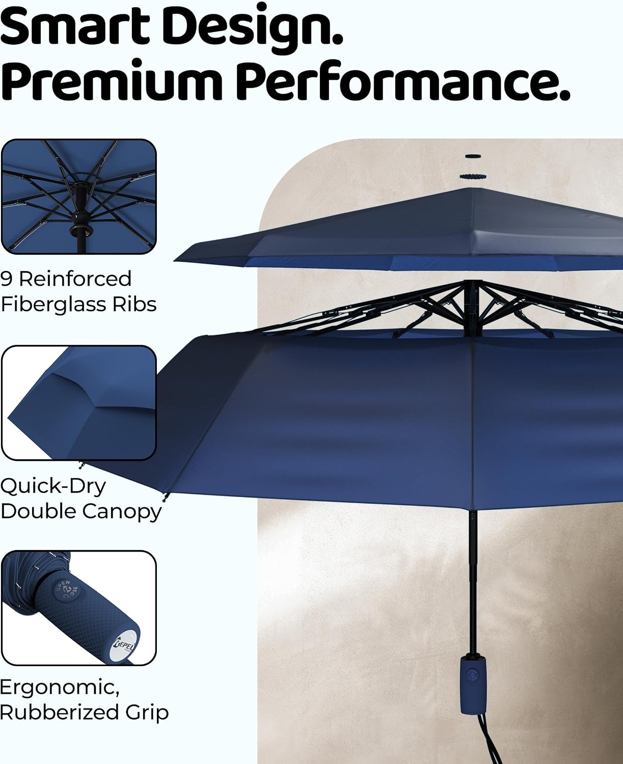 Detalle de Repel Travel Umbrella 11.5-Inch