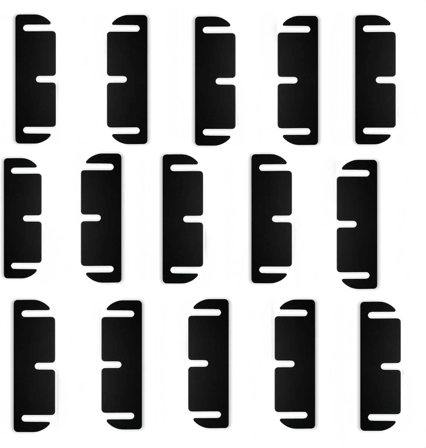 Detalle de XHYdamile ca880 Door Hinge Shims, 15-Pack Black PVC Spacers