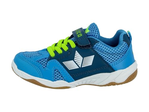Detalle de Lico Unisex Kinder Sport Vs Hallenturnschuhe Blau Marine Lemon – 38 EU