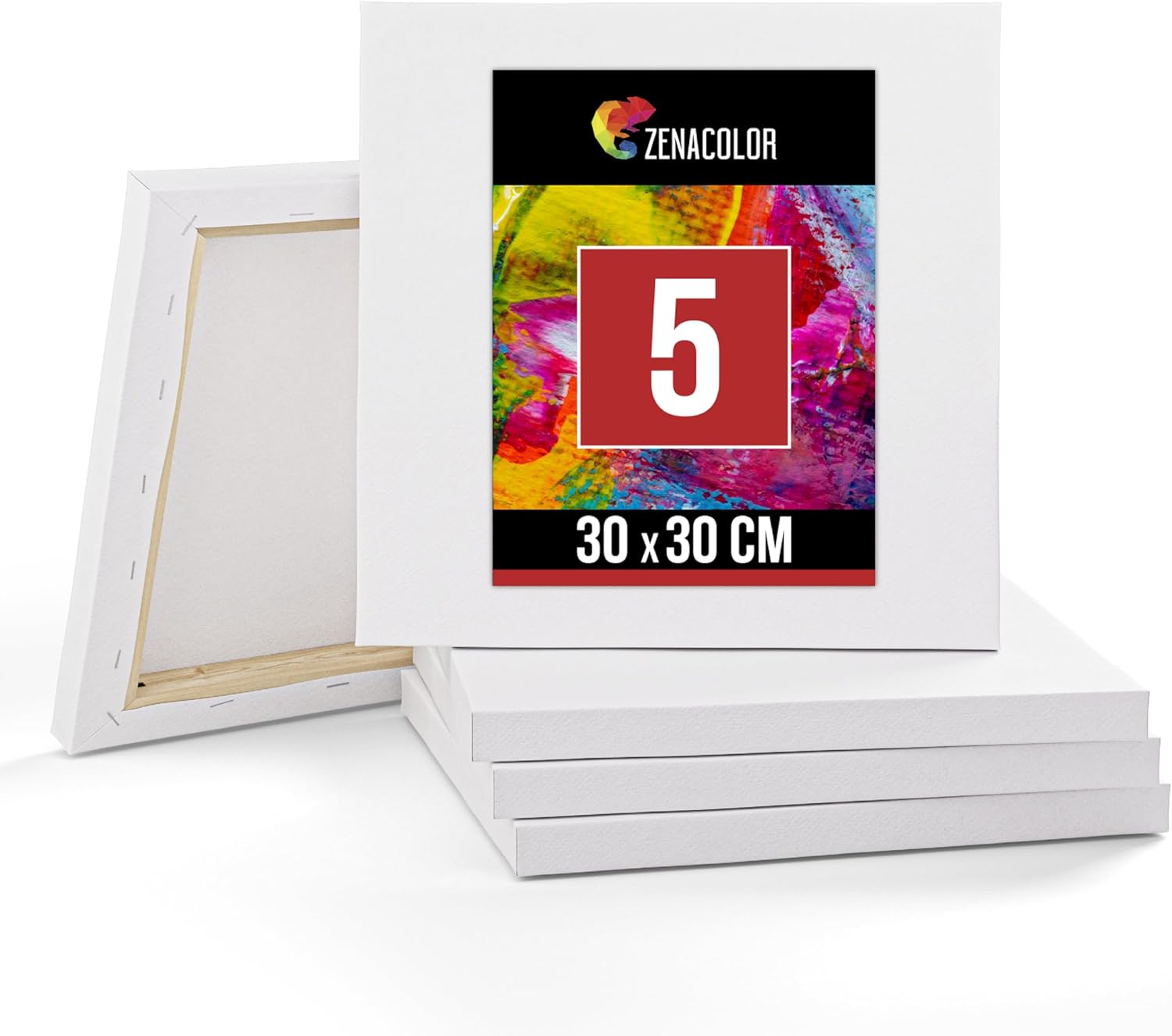 Zenacolor Leinwand 30x30 zum Bemalen 🎨