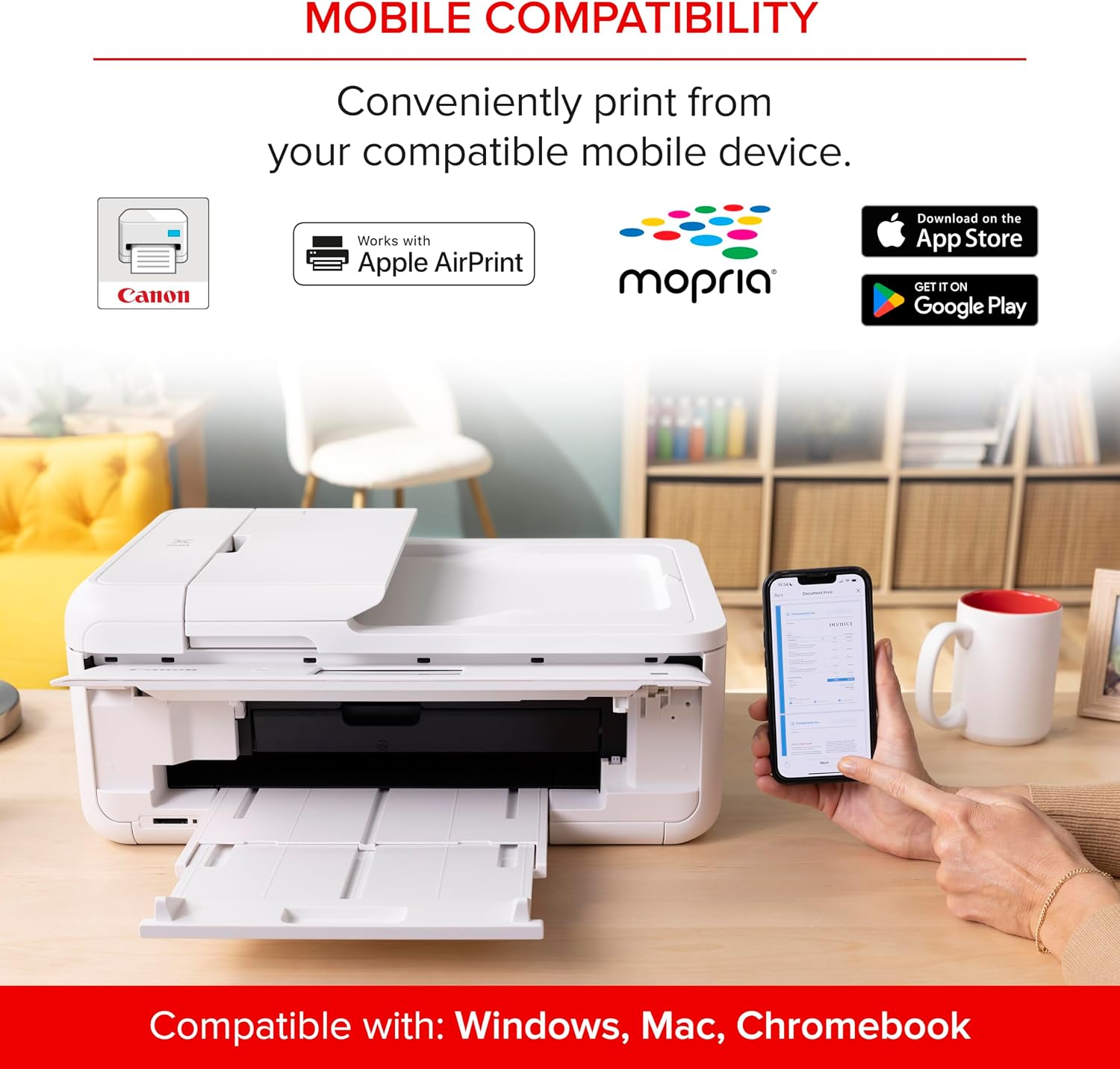 Thumbnail 5 de Canon all-in-one inkjet printer TS9521Ca