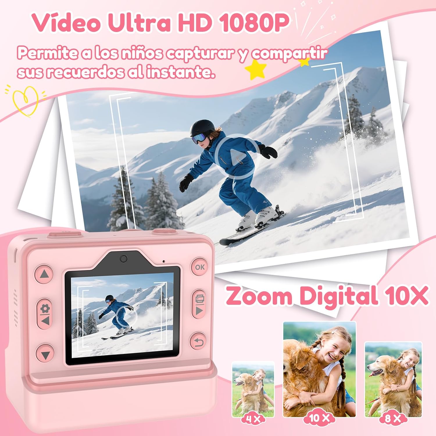 Thumbnail 3 de VSTKEN Camara Fotos Infantil Instantanea 32GB