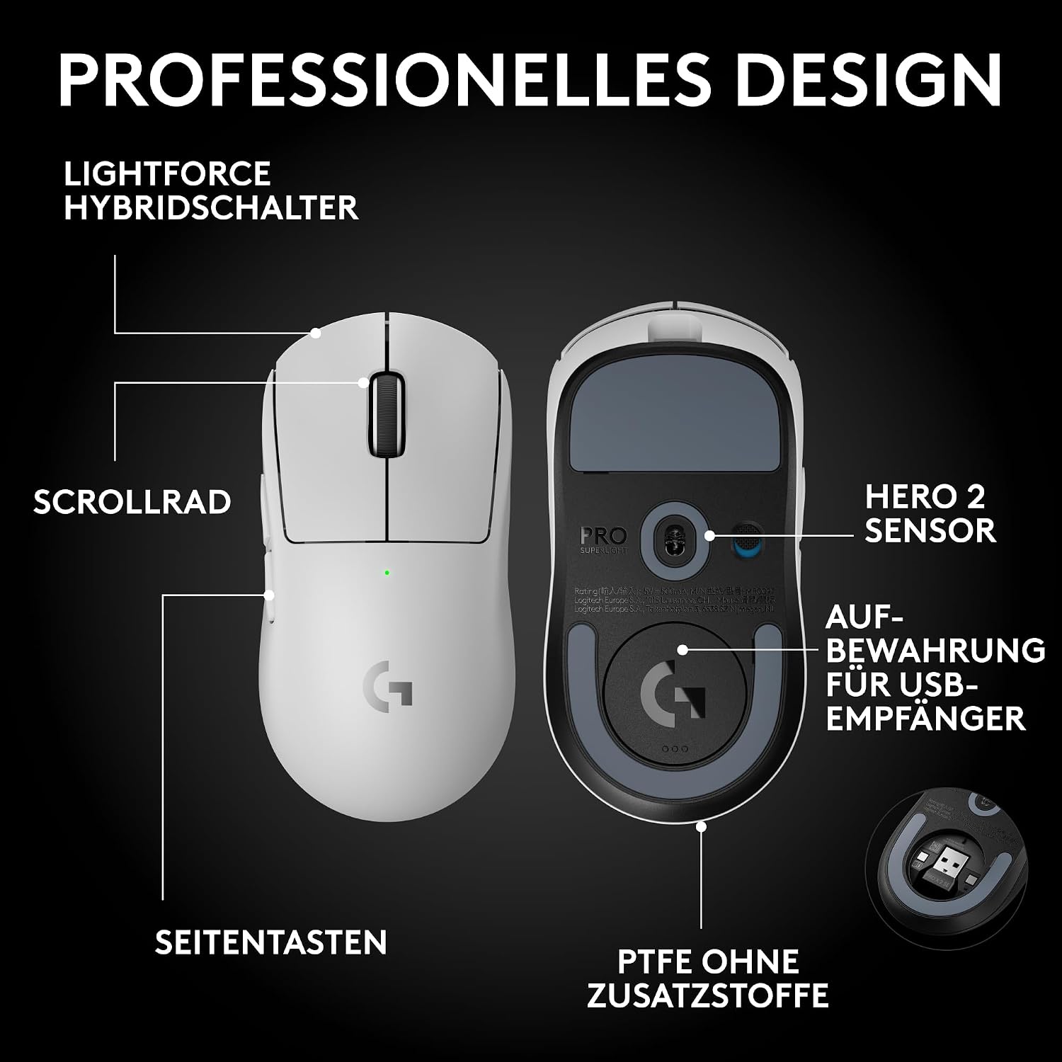 Thumbnail 5 de Logitech G PRO X Superlight 2 SE 60 g