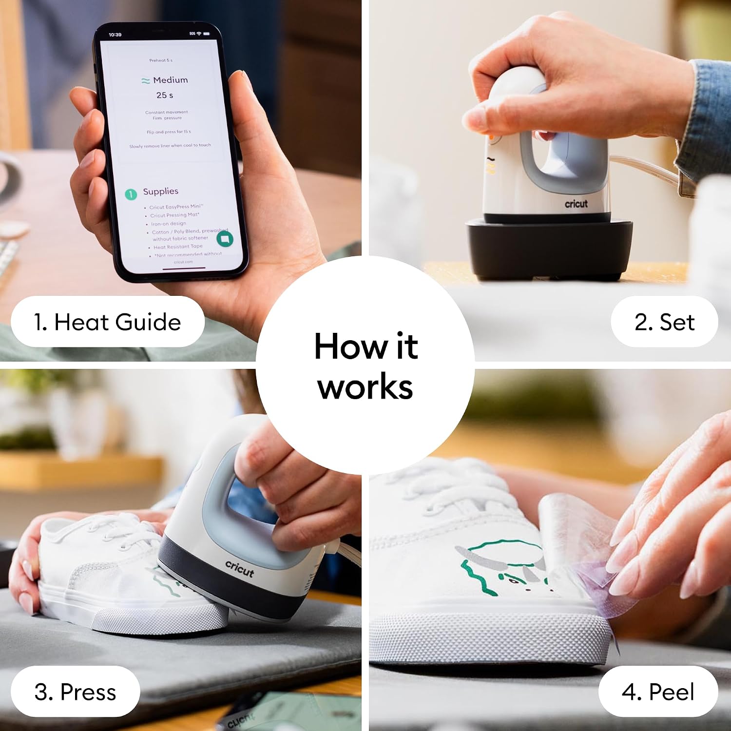 Thumbnail 5 de Cricut EasyPress Mini Heat Press 3-Setting Craft Tool 🎨