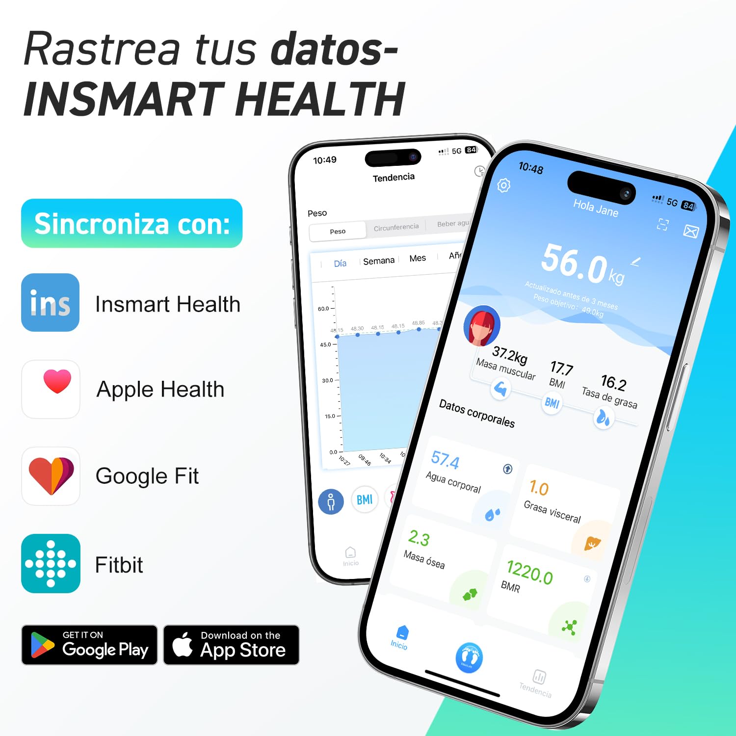 Thumbnail 5 de INSMART Báscula Inteligente con App y Pantalla LED 🧮