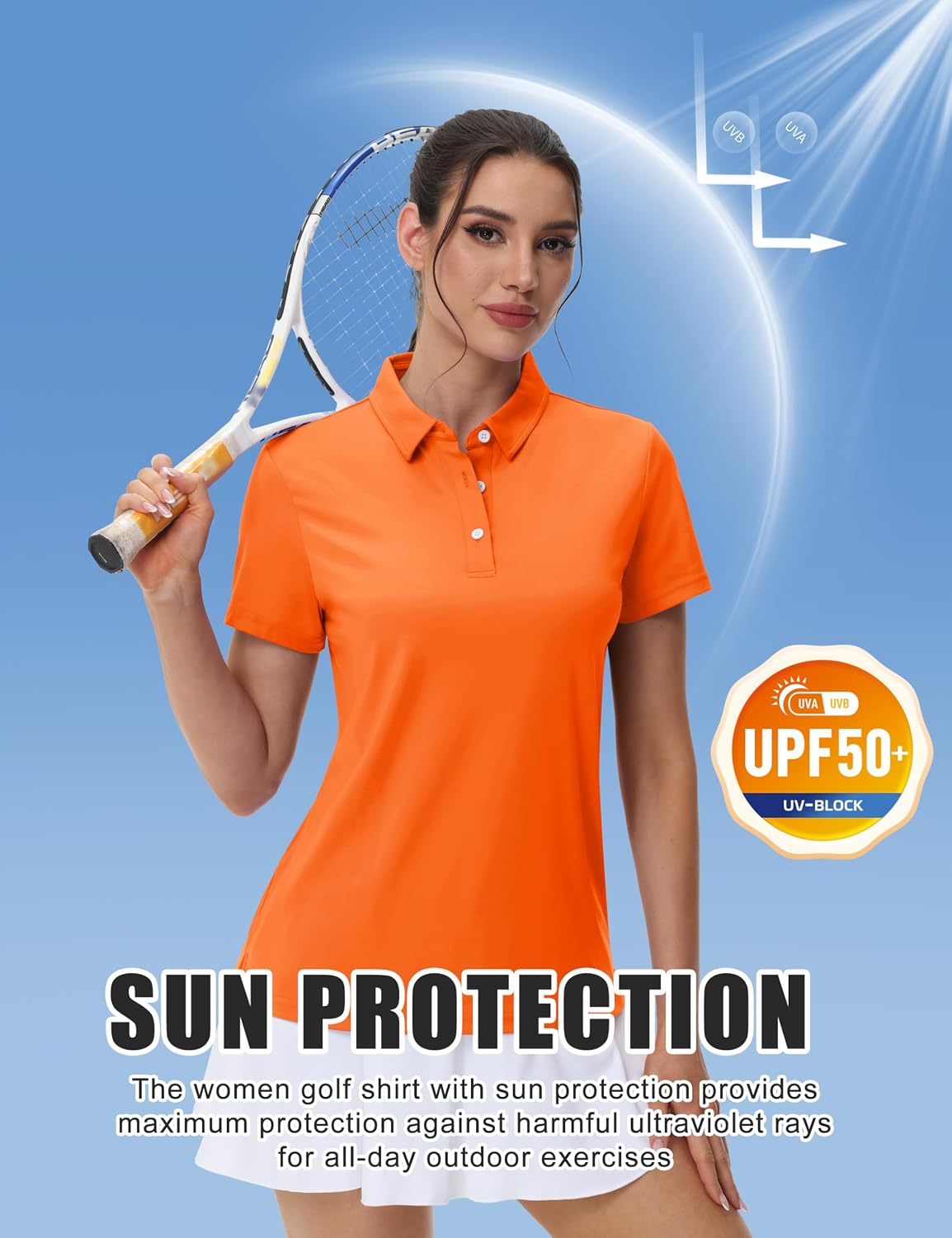 Detalle de MAGCOMSEN Women's Polo Shirt Polyester
