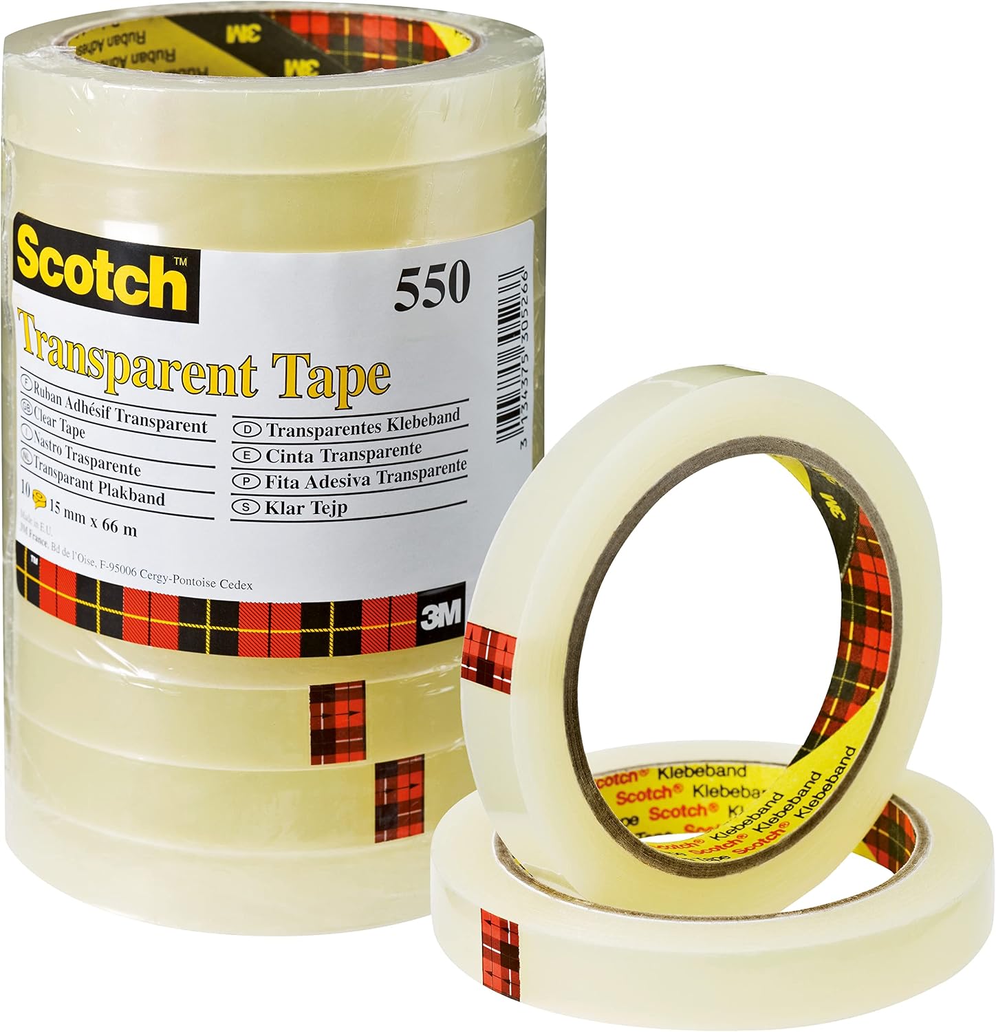 Detalle de Scotch Nastro adesivo 550 trasparente 19 mm