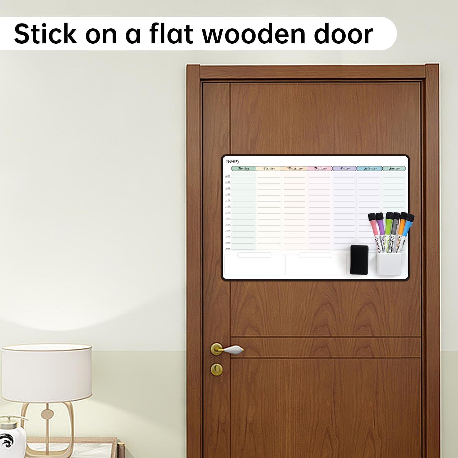 Thumbnail 5 de MCCORL Whiteboard Wall Weekly Planner (Self-Adhesive) Monday to Sunday, 42×28cm