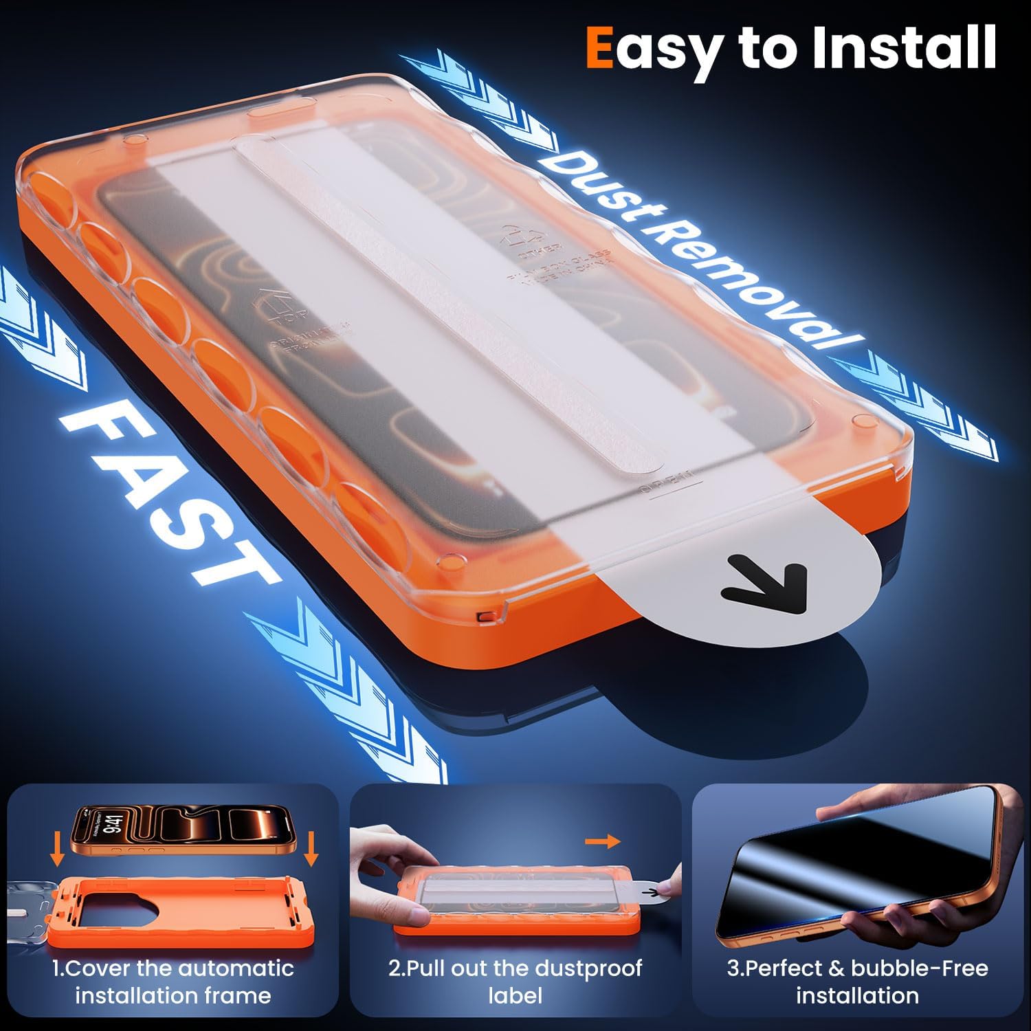 Thumbnail 5 de UniqueMe iPhone 17 Pro Max 6.9 inch screen protector