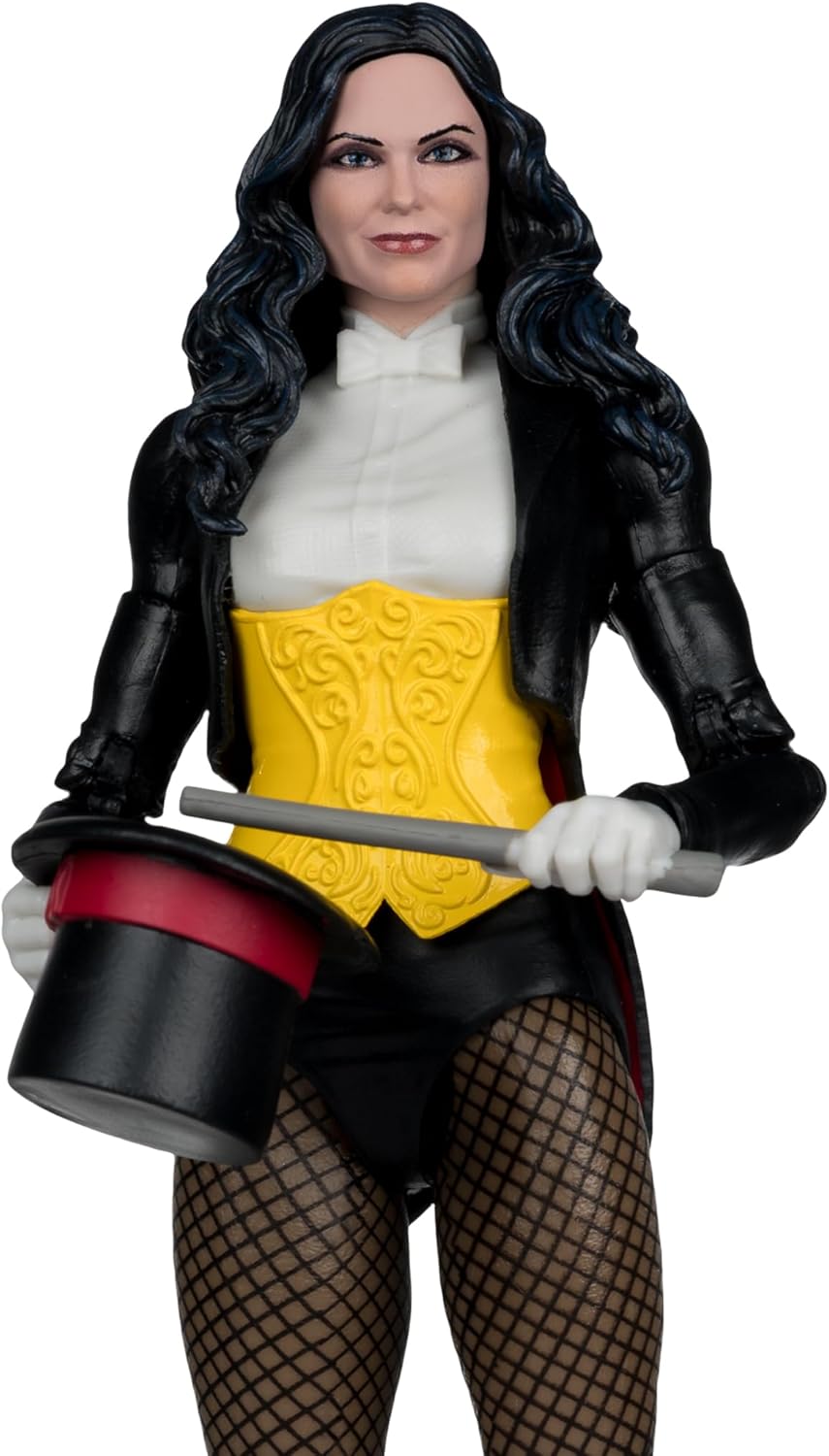 Thumbnail 5 de McFarlane DC Multiverse Zatanna (DC Classic) – Action figure da 17,8 cm Collector Edition #53 con Detective Chimp