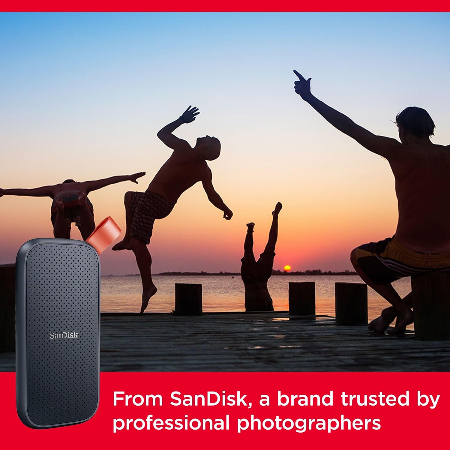 Thumbnail 5 de SanDisk Portable SSD 2TB (Old Model) – Reliable 800MB/s Read Speeds, Black