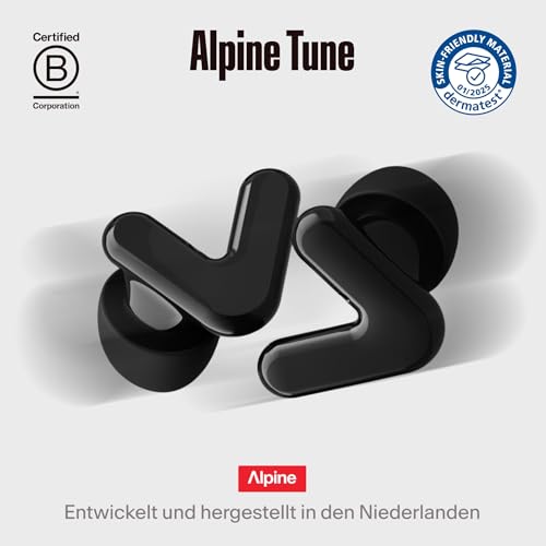 Thumbnail 8 de Alpine Tune Ohrstöpsel – Konzerte & Festivals, 19 dB Gehörschutz, 4 Größen (XS–L), Schwarz