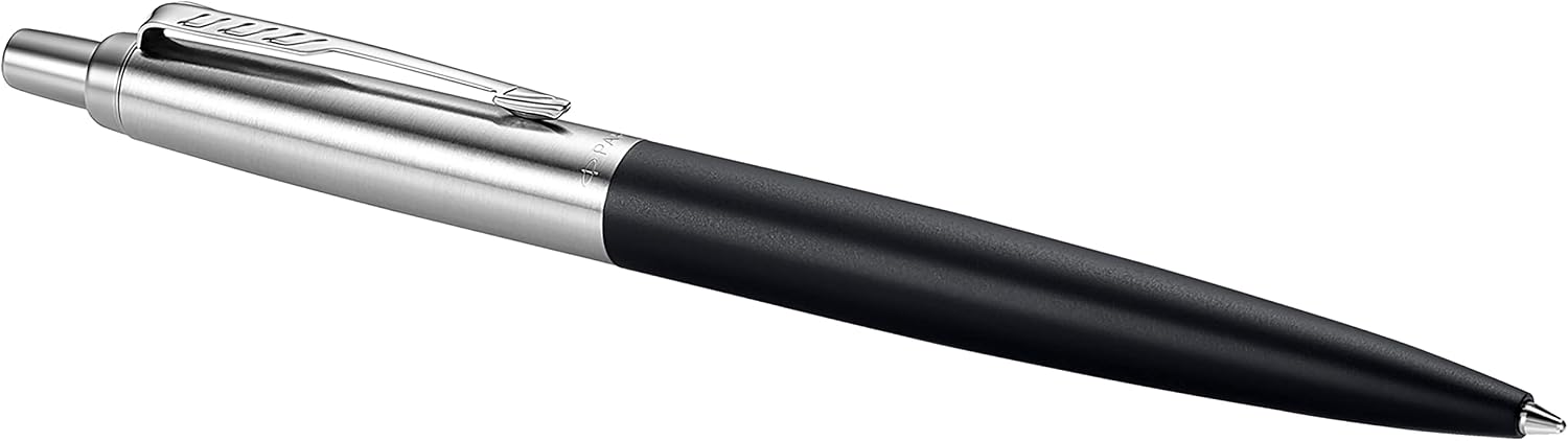 Detalle de Parker Jotter XL stylo bille Noir Mat Richmond moyenne encre bleue
