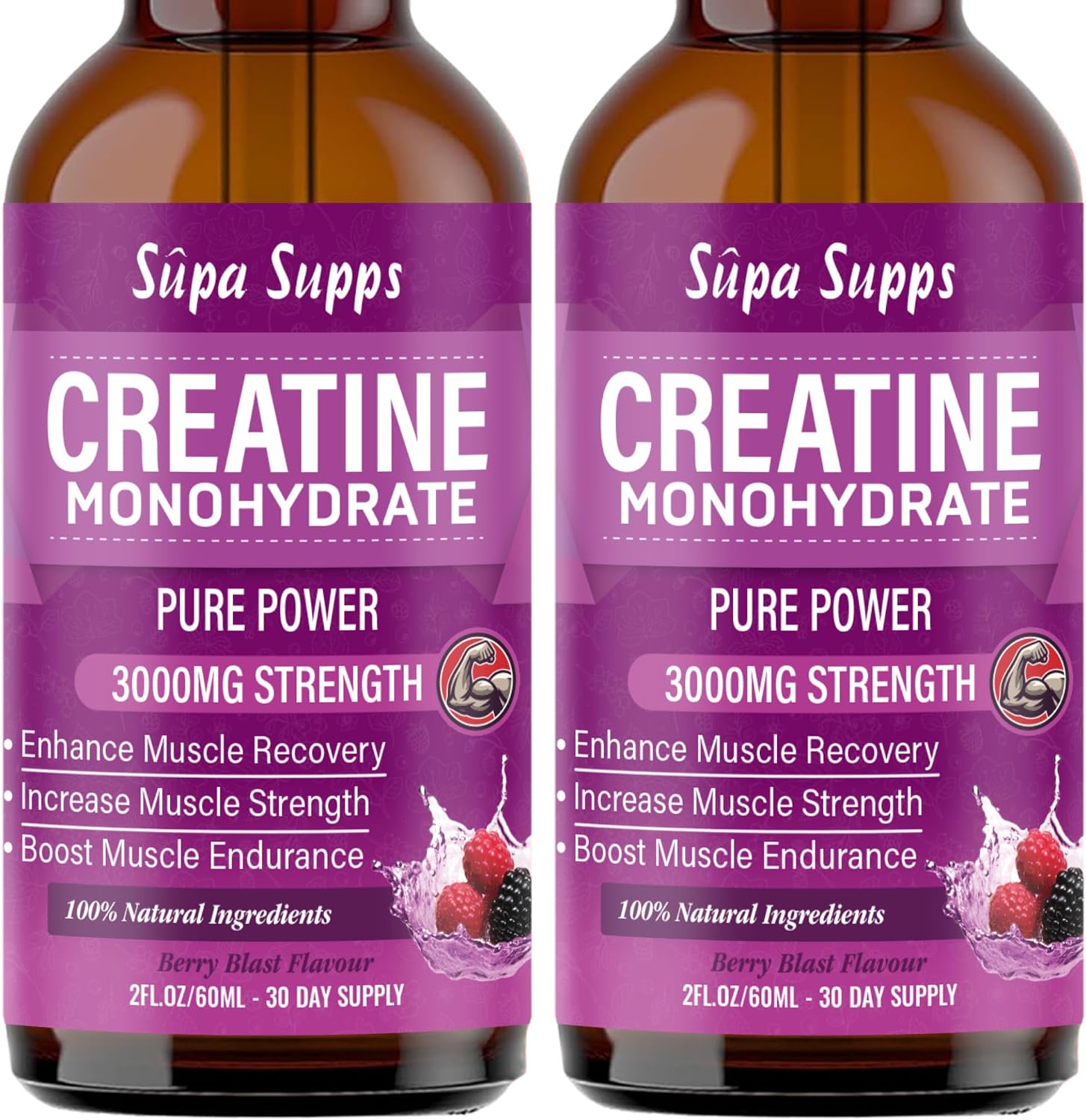 Detalle de Creatine Monohydrate Drops 60ml 💊
