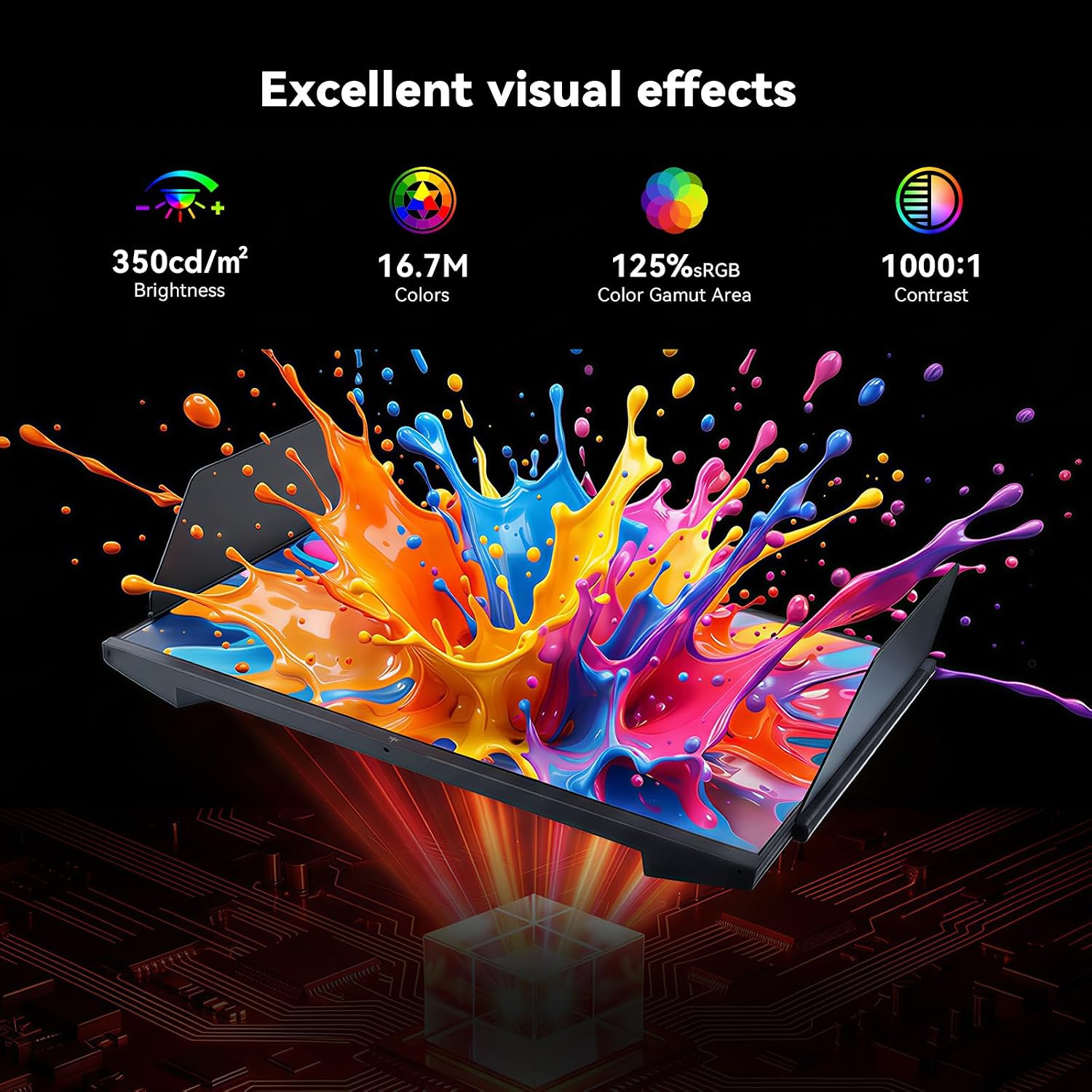 Detalle de KTC 25M1 400Hz Gaming Monitor 24.1": Fast TN, Hooded Shield, and 400Hz for Esports