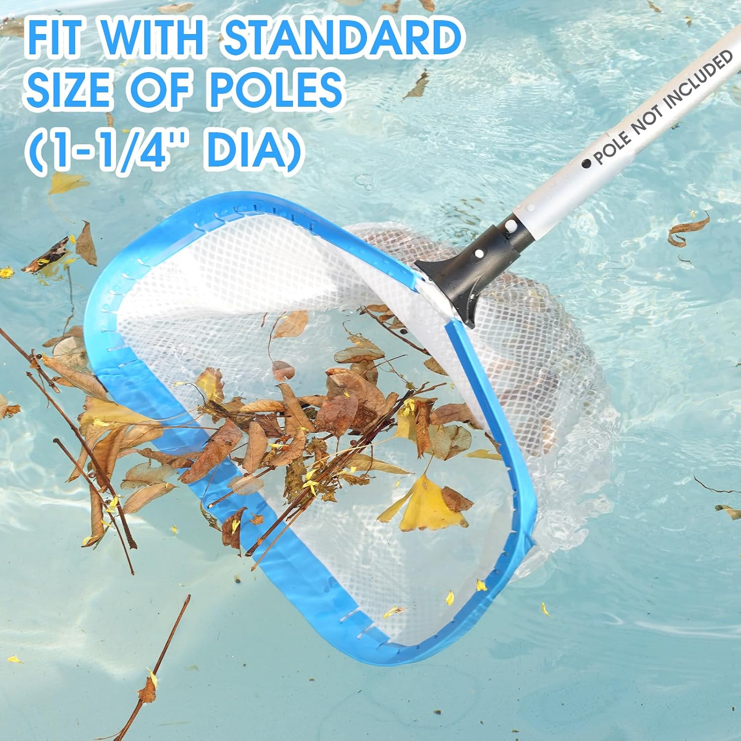 Detalle de TidyMister Pool Skimmer Net 18-Inch