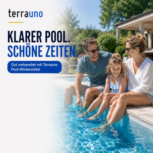 Detalle de TerraUno Pool Wintermittel flüssig 5 L – 3 in 1 Überwinterungsmittel