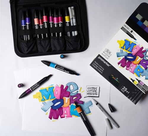 Thumbnail 4 de Winsor & Newton Promarker & Fineliner — Set caligrafía 26 ✏