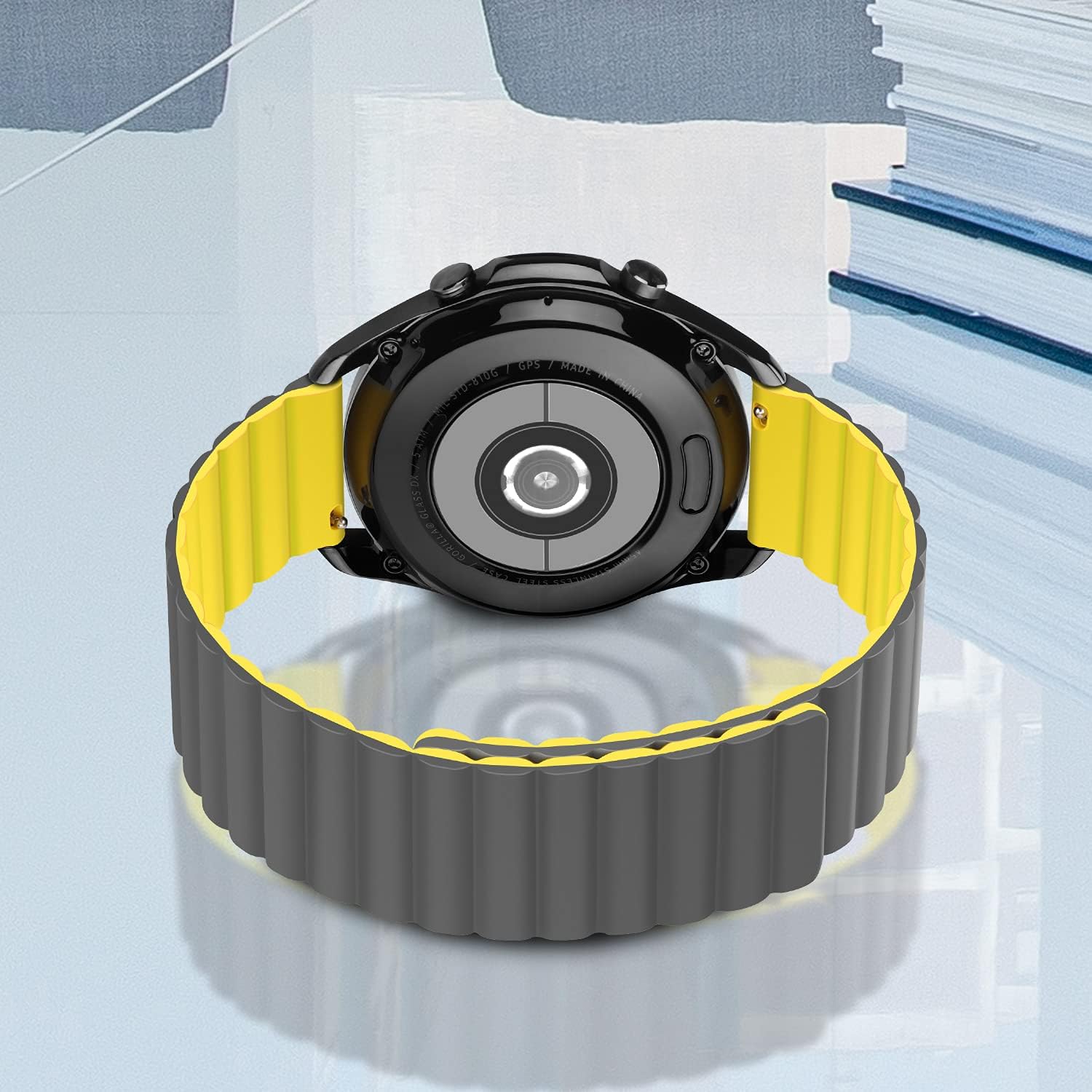 Thumbnail 6 de Tasikar 20mm Magnetic Silicone Strap for Samsung Galaxy Watch 6/5/4 and More