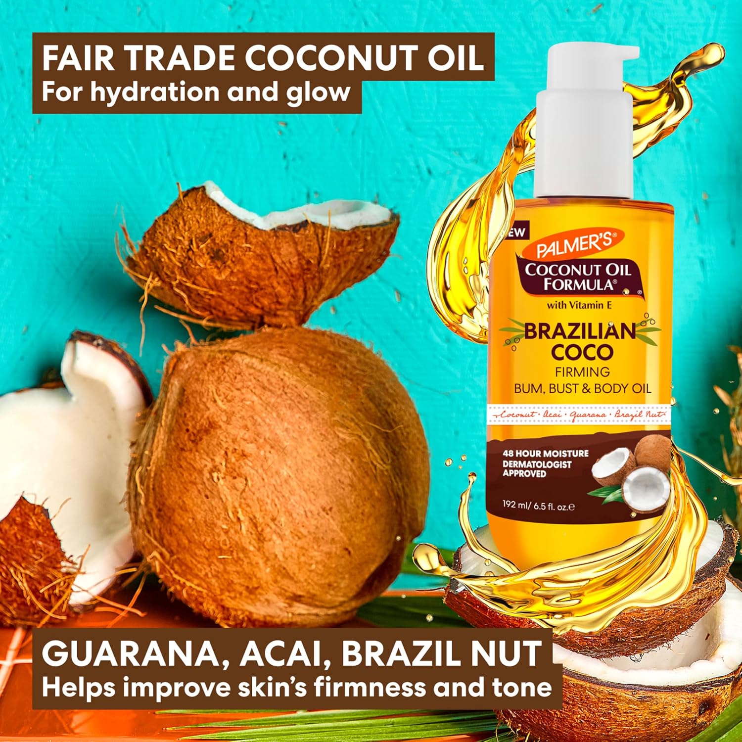 Thumbnail 5 de Palmer's Brazilian Coco Firming Oil 6.5oz