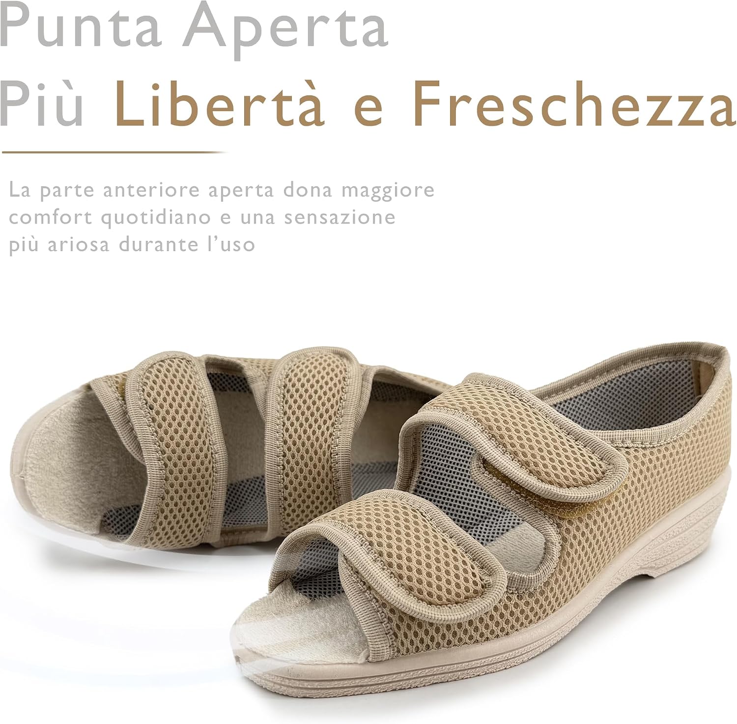 Detalle de JOMIX Ciabatte Donna Estive con Strappo Regolabili: Comfort, Stabilità e Freschezza per Casa e Giardino