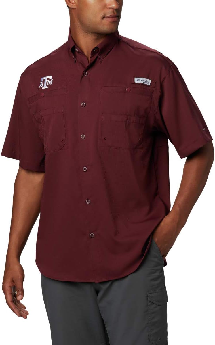 Thumbnail 5 de Columbia NCAA Mens Big & Tall Collegiate Tamiami Short Sleeve Shirt