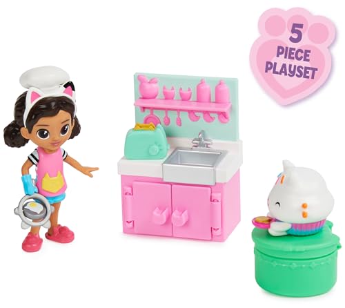 Detalle 2 de LA CASA DE MUÑECAS DE GABBY Cativity Pack — Cocina y 2 figuras