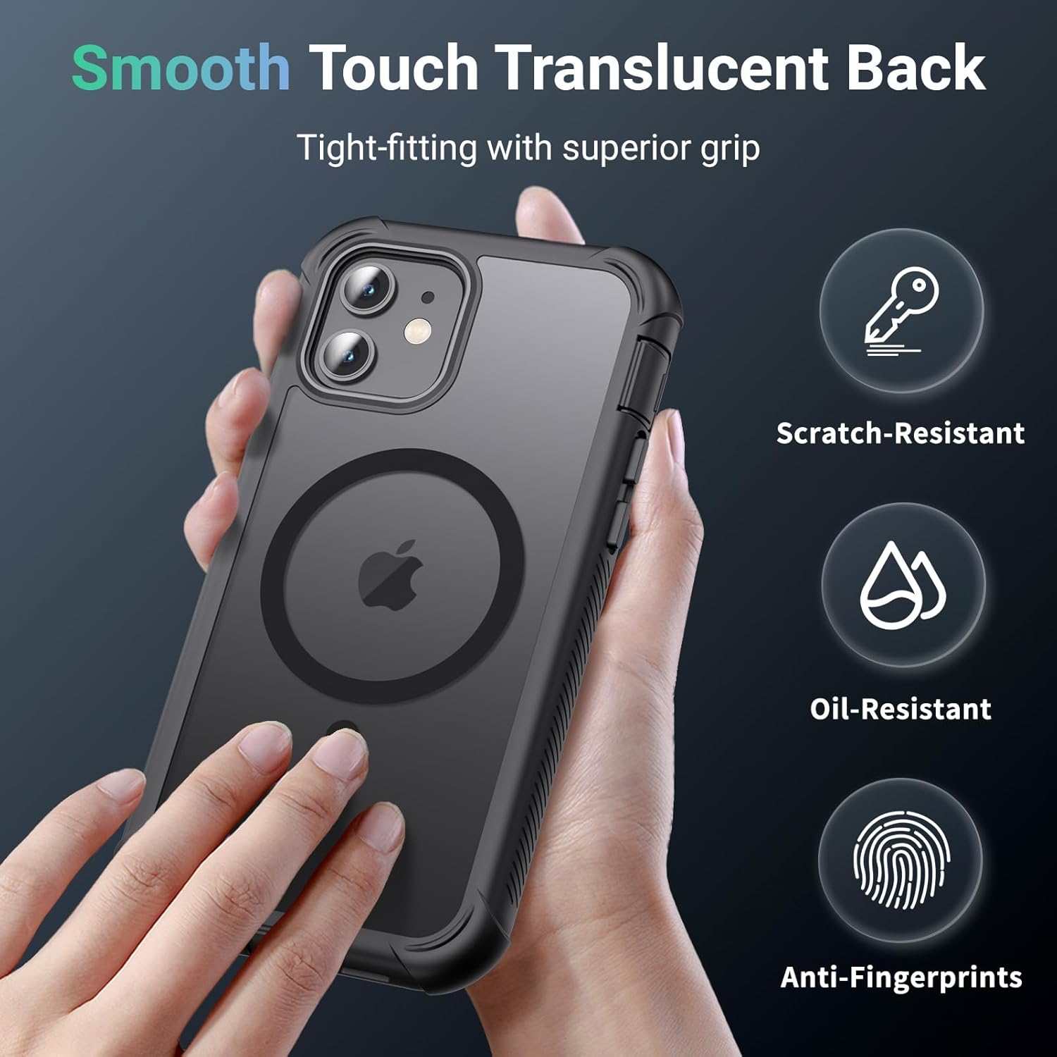 Thumbnail 4 de jaroco Magnetic Case for iPhone 12/12 Pro (6.1''), MagSafe Compatible, Military-Grade Drop Protection