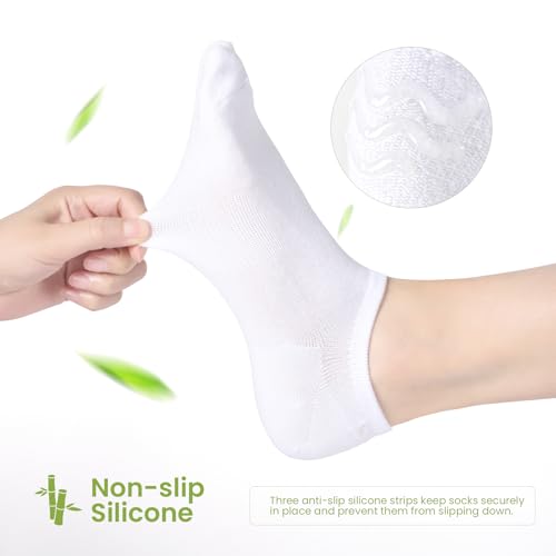 Thumbnail 2 de Niofind Bamboo Trainer Socks for Women and Men – No Show, Low Cut, Non-Slip Multipack