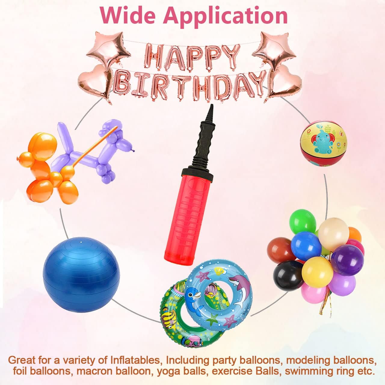 Thumbnail 5 de Fenxyo Balloon Pump 2 Pack manual inflator 🎈