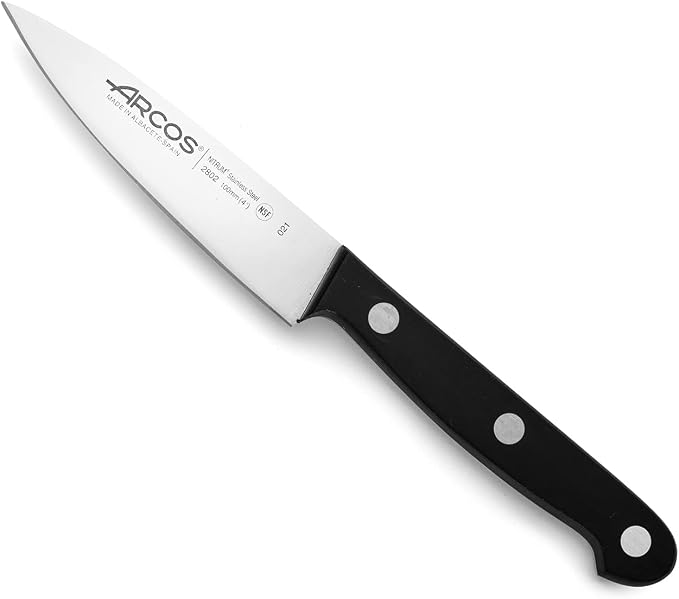 Detalle de NITRUM Arcos Cuchillo Cocinero 100 mm Hoja Inox Negra🗡