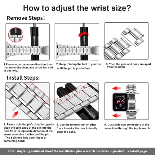 Thumbnail 6 de PUGO TOP Metal Strap for Apple Watch 49mm