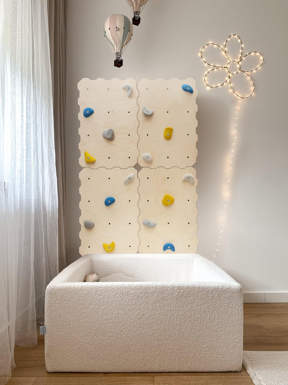 Detalle de MAMOI Prese da Arrampicata: Set di Pietre per Parete Interni ed Esterni (8 pezzi) con Accessori