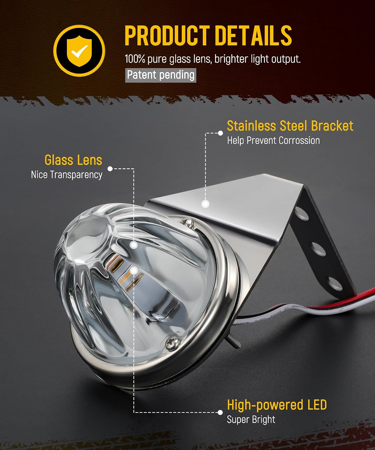 Detalle de Partsam Glass Truck Turn Signal Lights
